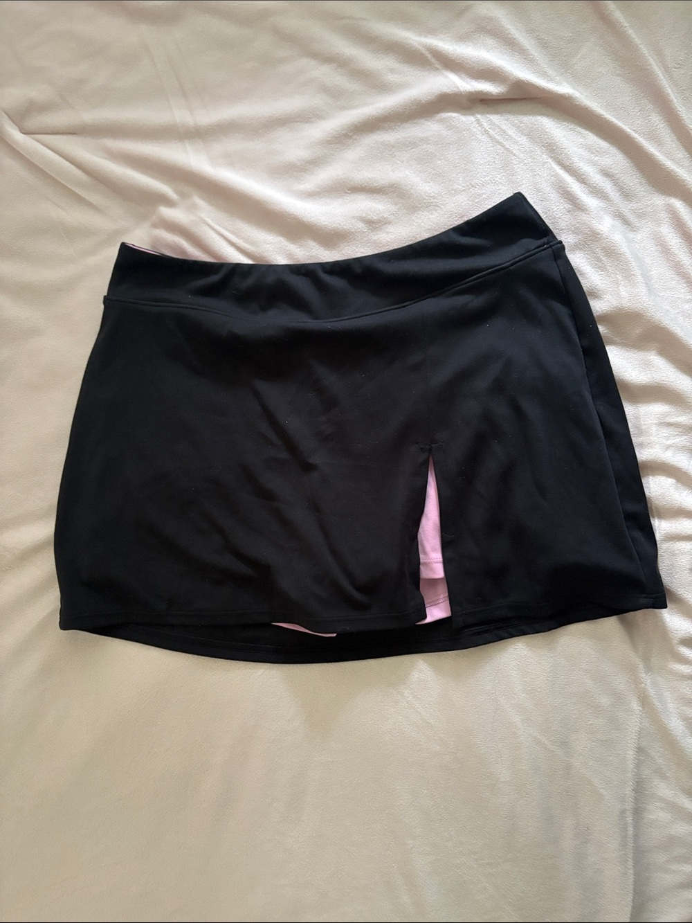 PINK Victoria's Secret Black Skort with Pink Inner Layer